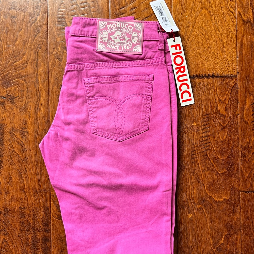 Fiorucci Pink Skinny Jeans Vibrant  Denim